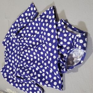 Long sleeve dress with diaper covee